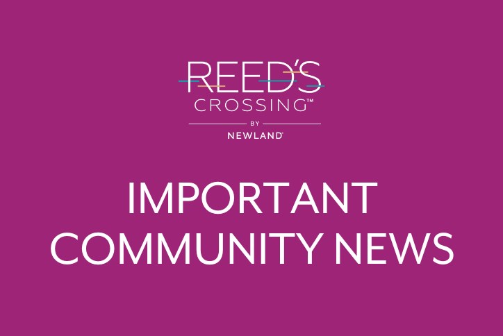 Important Community News - Reed's Crossing