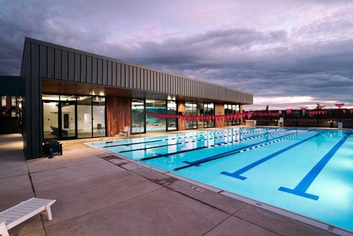 An external photo of the outdoor pool at Active Wellness Center - Reed’s Crossing.