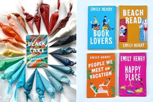 Cookies decorated to look like popular book covers are a hit on Instagram.