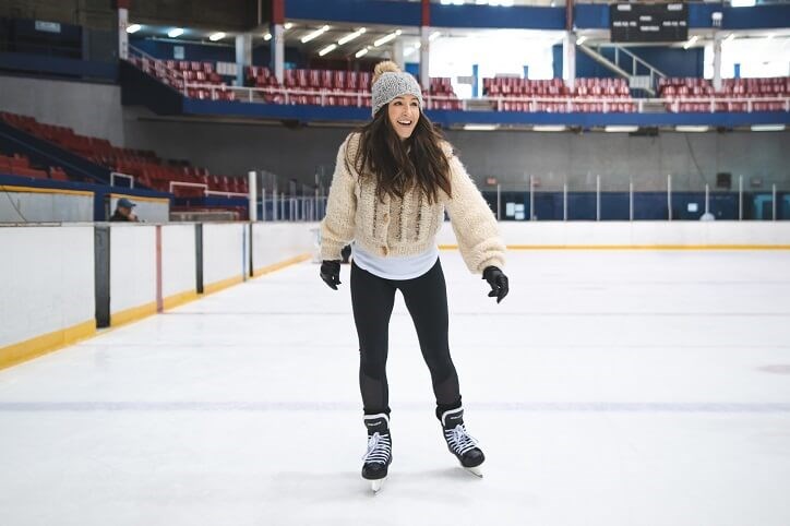 Woman Ice Skating