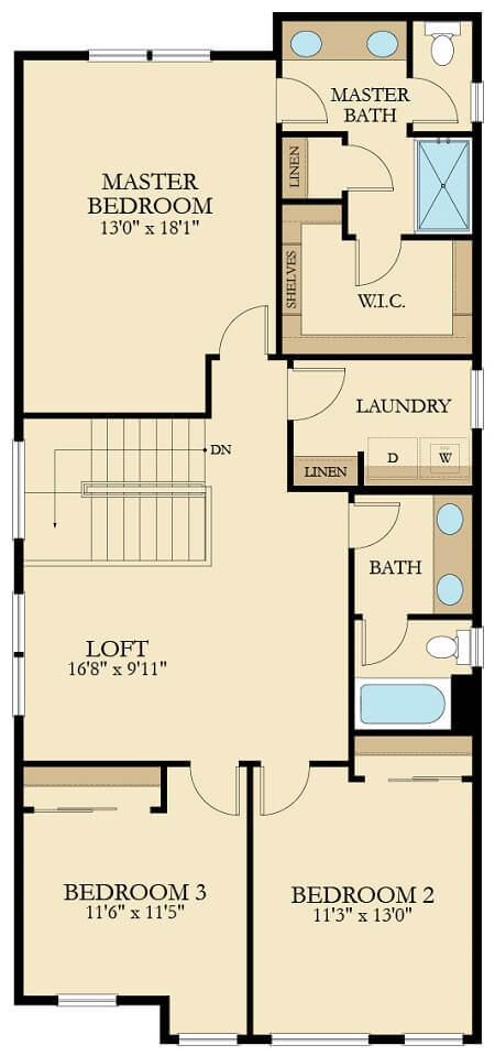 CALLOWAY Unfurnished Floor Plan 2