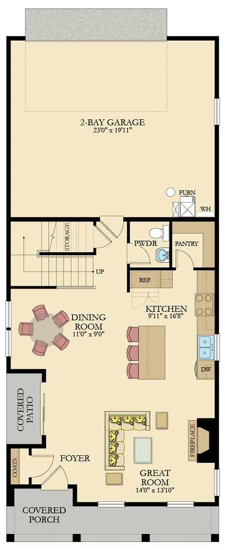 CALLOWAY Furnished Floor Plan 1