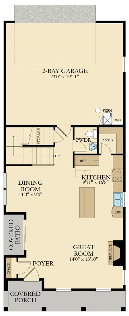 CALLOWAY Unfurnished Floor Plan 1