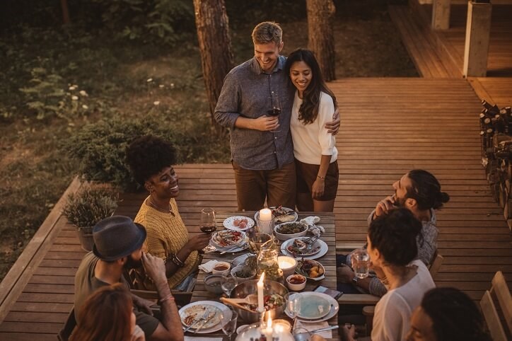 Young Group at a Party