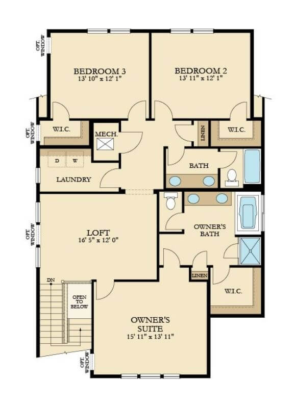 The Archer Floor Plan 2