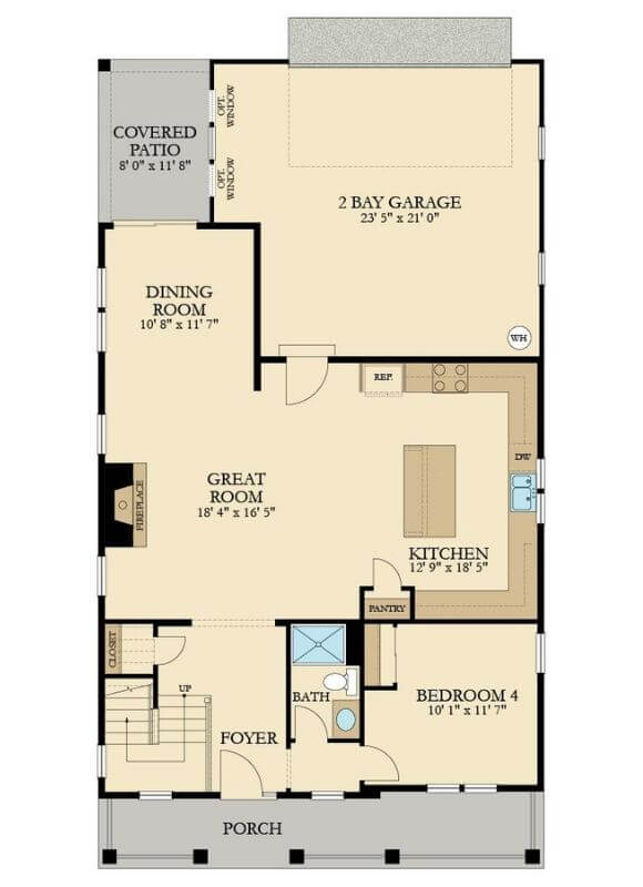 The Archer Floor Plan 1