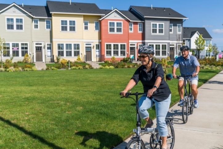 Active Adults Biking