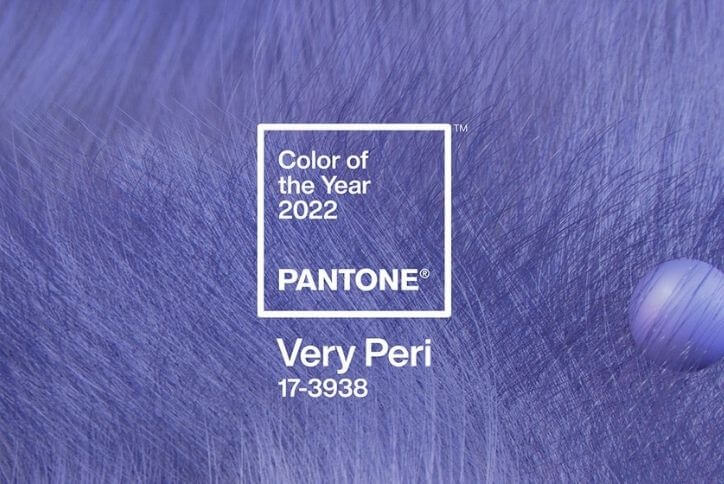 Pantone's 2022 color of the year, Very Peri, is a mix of blue and violet.