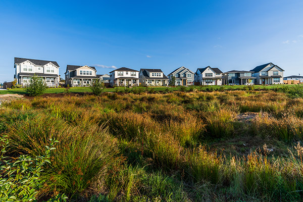 View of Reed's Crossing community homes in Hillsboro, OR