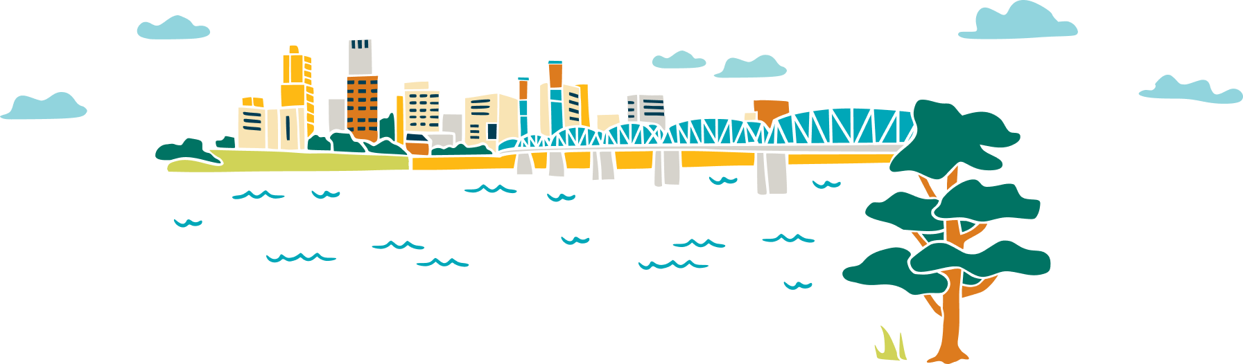 illustration of city