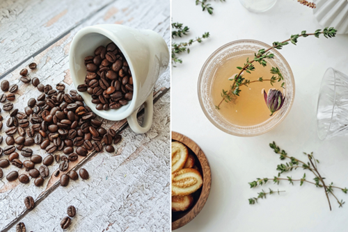 Coffee beans from Insomnia Coffee and exotic teas from Redstraw make great gifts.