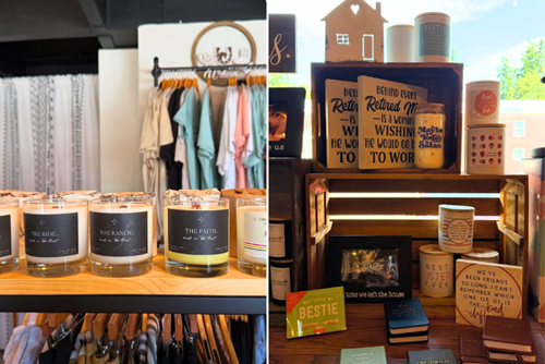 Penney James Boutique has trendy, unique presents perfect for gift exchanges.